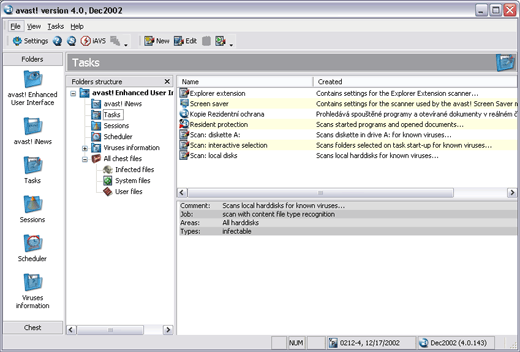 Avast! 4 Professional Edition Screenshot